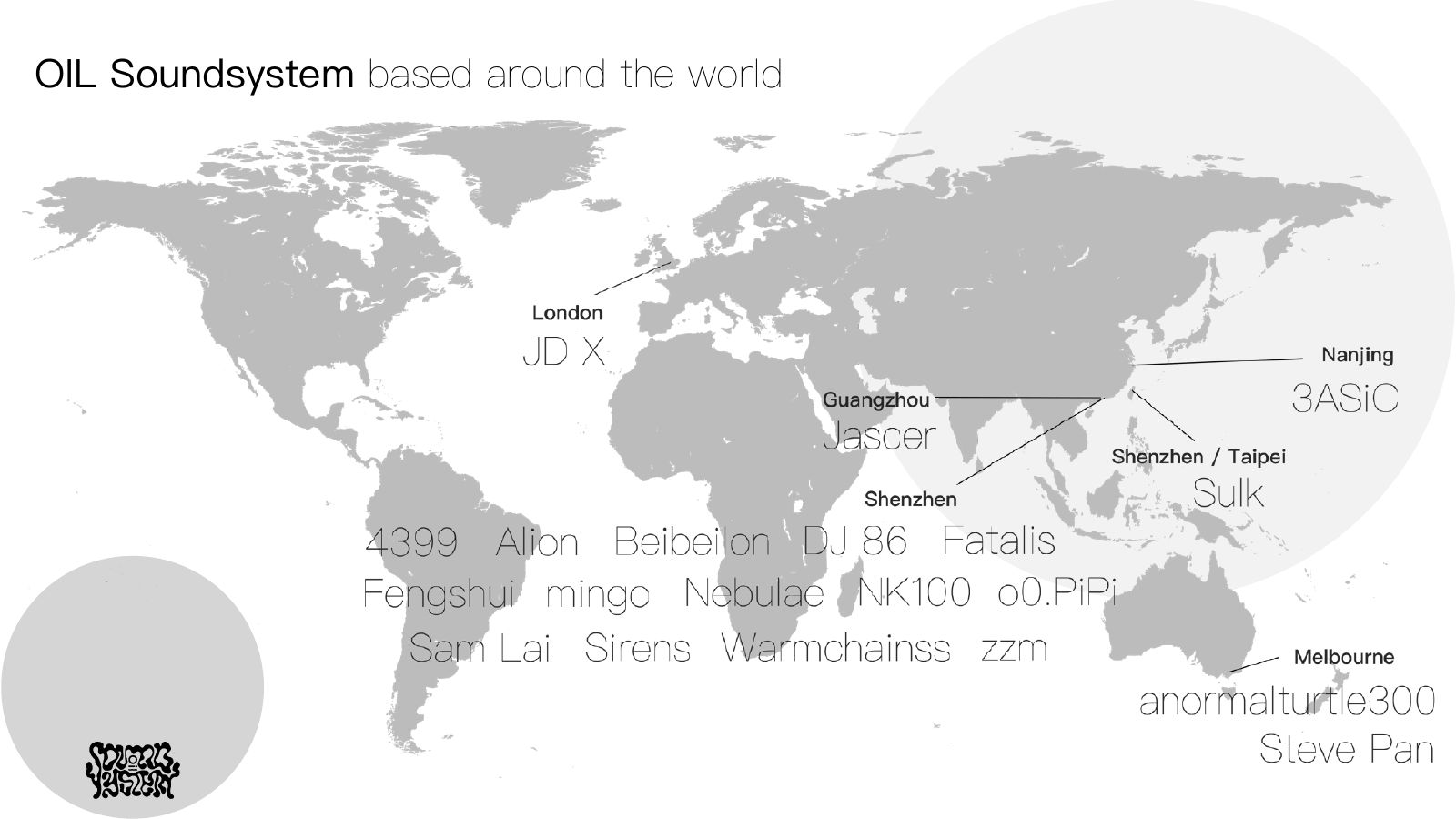 Where OIL Soundsystem members are based